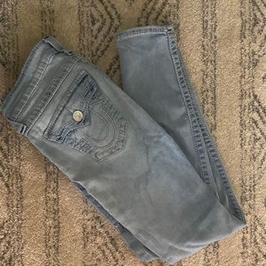 Authentic true religion light wash jeans